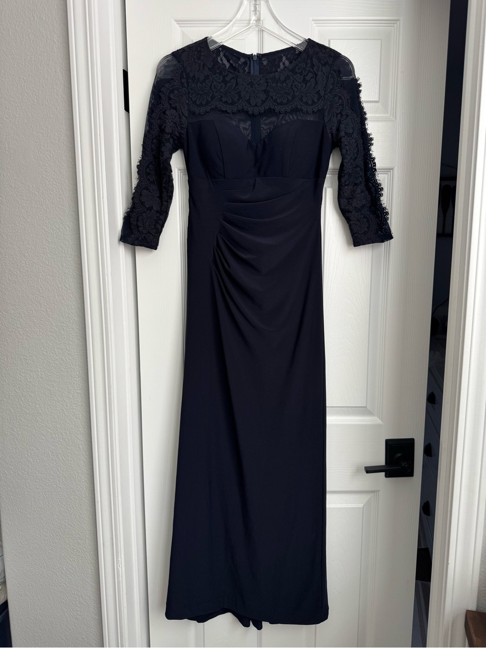 Dark Navy Cocktail Long Length Dress 4P